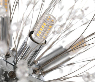 Lustra Lustre Cristal Pissenlit avec Cristaux