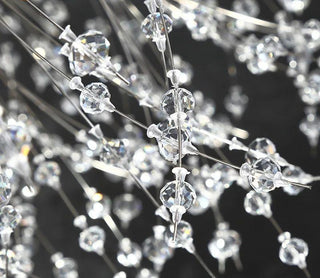 Lustra Lustre Cristal Pissenlit avec Cristaux