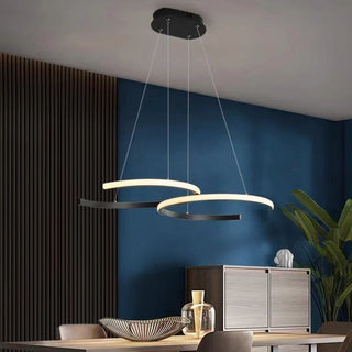 Arisha Luminaires suspension  de lumière pendante de l'anneau LED pour la salle à manger