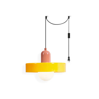 Jovial Luminaires en Verre Orb Disc Minimaliste Swag