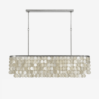 Liora Shell Linear Chandelier-Neutral Decor
