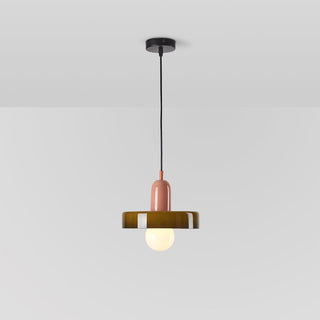 Ravelix Suspension Ronde Vintage Verre Salon-Luire
