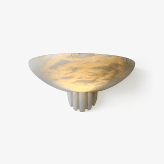 Rare Alabaster Wall Sconce-Neutral Decor