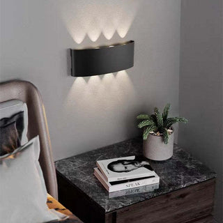Korinex Applique Murale Rectangulaire Moderne Noir/Blanc. Corridor-Luire