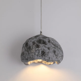 Avi Suspension Irrégulier Naturelle, Résine/Acrylique, Bois/Gris/Laiton, Chambre