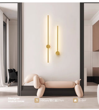Nestx Applique Murale Minimaliste en Tige Laiton