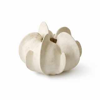 Magnolia Bloom Ceramic Sculpture Vase-Neutral Decor