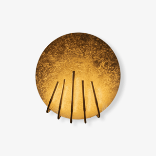Golden Aura Wall Light-Neutral Decor