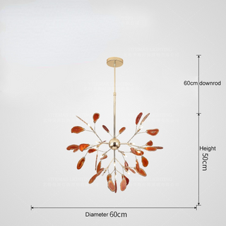 Arisha Lustre Coloré Branche Feuille Design, Salon/Chambre