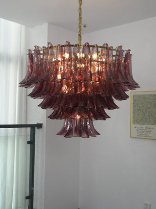 Amethyst Bloom Chandelier-Neutral Decor