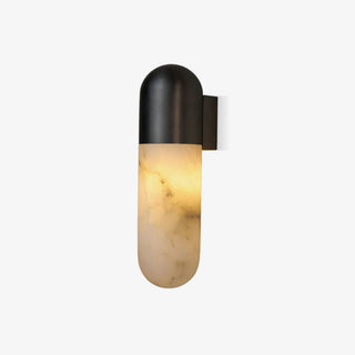 Capsule Alabaster Sconce-Neutral Decor