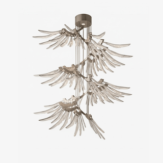 Plumage Ascent Chandelier-Neutral Decor