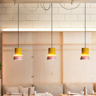 Sareno Suspendue Industrial Contrast Color Island Salon-Cielum