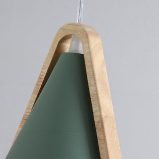 Valentina  Suspension 5 Couleurs, Bois/Métal Vert/Rose Salon