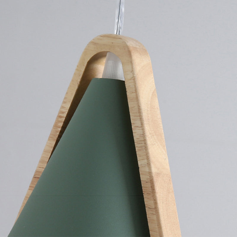 Valentina  Suspension 5 Couleurs, Bois/Métal Vert/Rose Salon