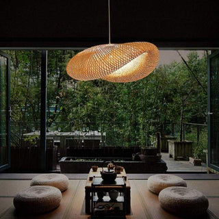 Kareno Suspension Nuage Bohème. Bambou. Bois. Salon-Luire