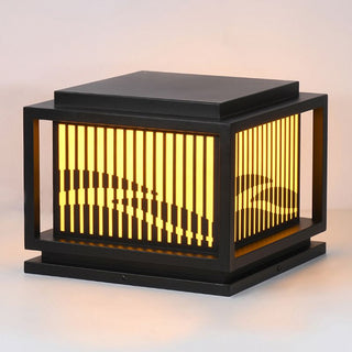 Ray Lampe de Poteau avec Motifs de Vagues