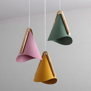 Valentina  Suspension 5 Couleurs, Bois/Métal Vert/Rose Salon