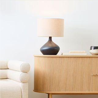 Jean Moderne Lampe de Table en Céramique
