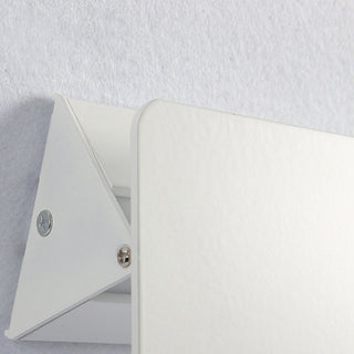Ray Applique Murale Rectangulaire Moderne, Métal,  Blanc, Jardin