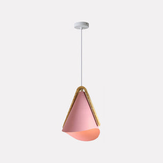 Valentina  Suspension 5 Couleurs, Bois/Métal Vert/Rose Salon