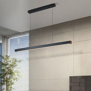 Ray Suspension Linéaire Moderne, Métal, Noir/Blanc, Salon