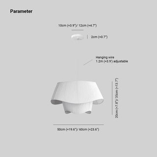 Ritta Suspension Nordique, Métal/Tissu, Blanc, Salon