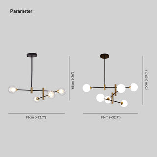 Valentina Design Italien Luminaires Suspensions Globe Moderne Métal/Verre Blanc Laiteux/Clair Chambre/Salon