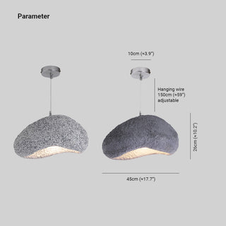 Avi Suspension Pain Naturelle, Résine/Acrylique, Gris/Gris Foncé, Chambre