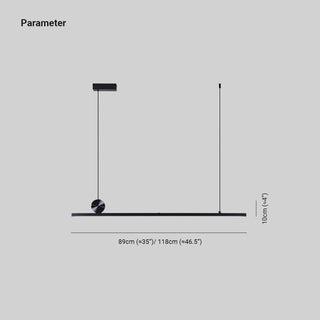 Lirexor Design LED Suspensions Linéaire Moderne Métal-Luire