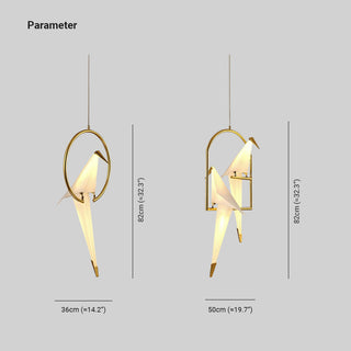 Arisha Suspension LED Modern Oiseau