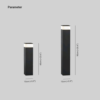 Ray Moderne LED Lampadaire Extérieure Noir Métal Allée Cour