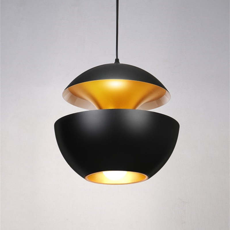 Arisha Suspension LED, Noir & Blanc, D 25/35CM
