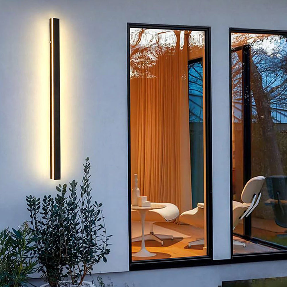 Nazen Applique Murale Extérieur LED Étanche Minimaliste Métal Cour-Cielum