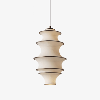 Tiered Wave Pendant Light-Neutral Decor