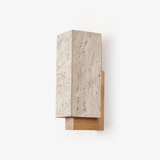 Elsoran Applique Murale Bloc Minimaliste en Travertin