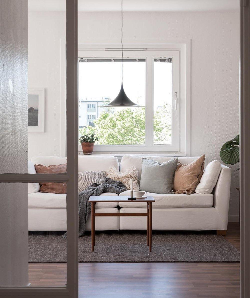 Semi Swag Pendant Light-Neutral Decor