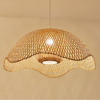 Ritta Tissu Osier Suspension Bambou Chambre à Manger Salle à Manger