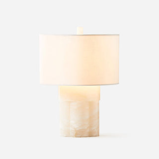 Selene Modern Alabaster Table Lamp-Neutral Decor