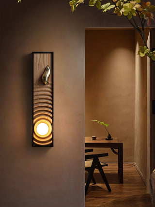 Caleb Applique Murale en Bois Vintage