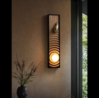 Caleb Applique Murale en Bois Vintage