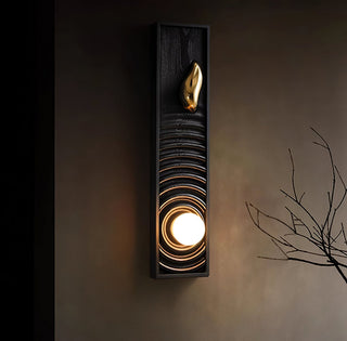 Caleb Applique Murale en Bois Vintage