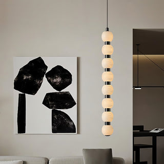 Lyra Suspension Moderne en Albâtre
