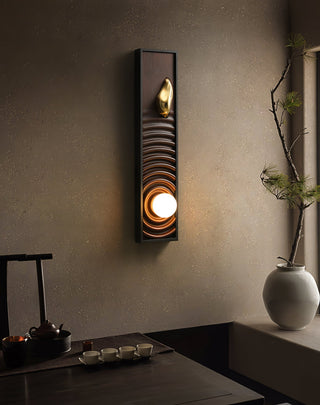 Caleb Applique Murale en Bois Vintage