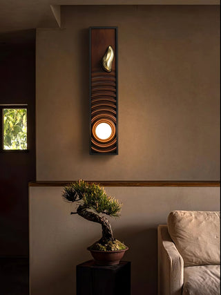 Caleb Applique Murale en Bois Vintage