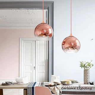 Liroven Lampe Suspendue à Boule de Verre Chambre à Coucher/Salle à Manger-Luire
