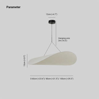 Evelor Suspension Géométrique Moderne Soie Blanc Salon-Luire