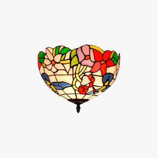 Tiffany Rustique Plafonnier Métal/Verre Salon/Chambre À Coucher