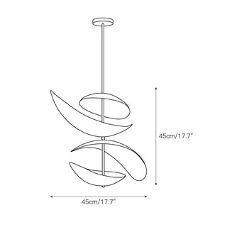 Unorara Suspension Art Nordique Premium Flottante