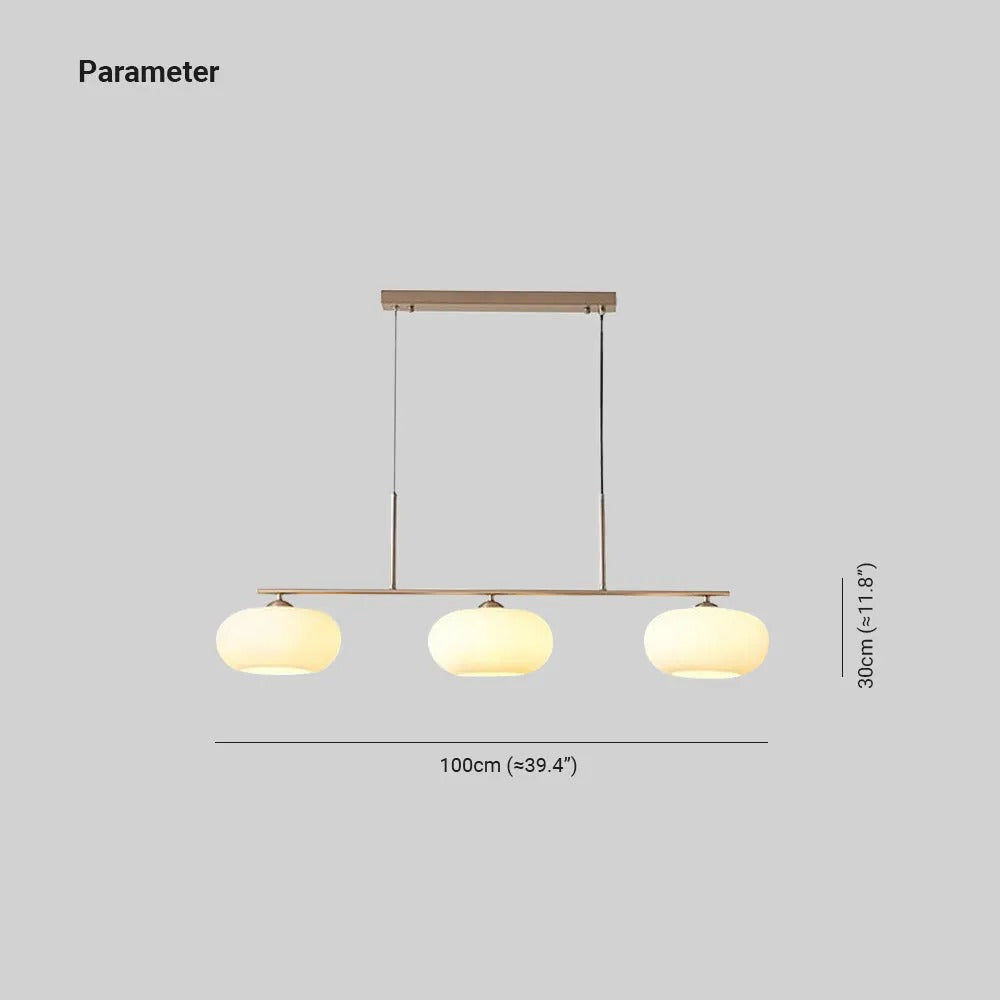 Candy Suspension Cluster Crème 3 Lampes